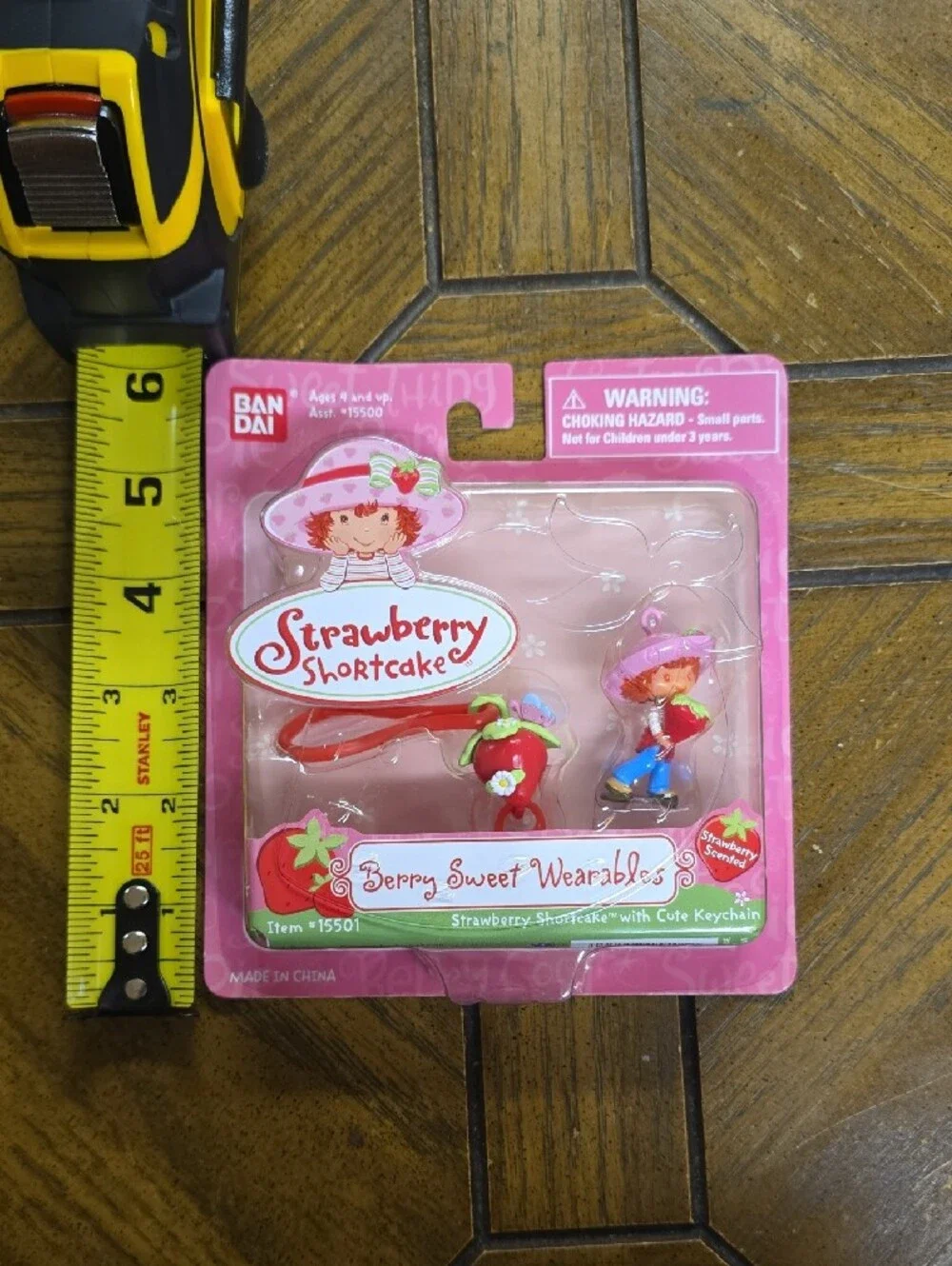 Strawberry Shortcake Berry Sweets Wearables Keychain Charm Set
